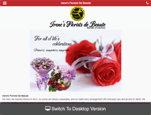 Tablet Screenshot of ireneflorists.com